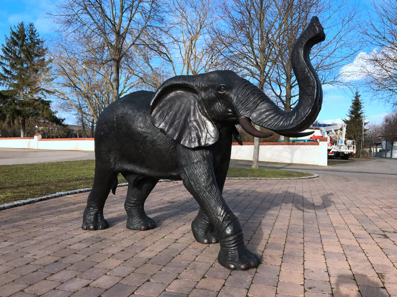 outdoor hand crafts large bronze elephant statues