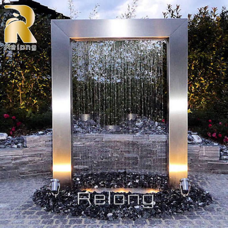 The cascading water down the stainless steel surface in a curtain-like fashion creates a visually stunning and elegant display. The surface of this metal garden fountain is hand polished like a mirror. When place it in garden, the stainless steel fountain becomes a centerpiece which crates water flowing and reflects the beauties of flowers. And the durable stainless steel material makes it perfect for outdoor decoration. It could decorate the fountain for more than decades of years. Professional Welding by Relong Artist: Professional welding is a critical aspect of crafting the stainless steel garden fountain, playing a pivotal role in determining both its quality and service lifespan. Relong artist hand weld the metal garden fountain with great care. They grasped precised and advanced techniques to join the stainless steel components, ensuring a strong and long-lasting bond. Therefore, the careful welding makes our stainless steel water fountains would assures welding joints of the fountain's durability and resistance to corrosion. Relong meticulously craft each part of our metal water fountains that meets high-quality standards and withstands the test of time, providing customers with a durable and visually appealing outdoor feature. Why Choose Relong: 1. Water Testing Before Shipping: To guarantee Relong’s customers receive the perfect fountain, we do not only pay attention to each production process, but also do water test before shipping. Moreover, the water flow effect of Relong's stainless steel fountain could be customized according to request. 2.Choose High Grade Stainless Steel Material: Relong uses stainless steel 304 and 316, which are highly corrosion-resistant and not easy to rust in outdoors, as raw materials to make stainless steel garden fountains. It ensures that the fountain remains unaffected by weather conditions, maintaining its polished look even in challenging environments. The use of stainless steel also contributes to the easy maintenance of the fountain, making it a practical and aesthetically pleasing addition to any outdoor space. 3.Rich Experience in Metal Water Fountains: Relong had finished lots of stainless steel water features including stainless steel garden fountains and outdoor large metal water fountains. Whether it is design, production or installation, we have extensive experience. More Popular Metal Water Fountain Designs: Relog offers many popular stainless steel fountains to elevate your outdoor spaces. Our collection boasts a diverse range of styles, from modern and sleek stainless steel fountains to intricately designed lotus flower fountains. Each fountain is hand-crafted by skilled artists, offering unique water features that transform gardens, and public spaces into enchanting environments. If you are interested in our metal water fountains, please leave us a message to get the latest quote.