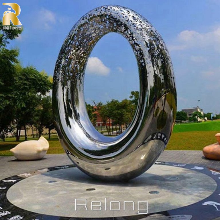 stainless steel outdoor sculpture for sale