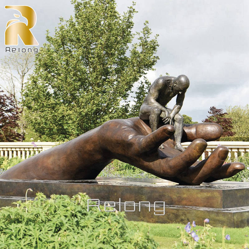 Famous Large Bronze The Hand of God Sculpture RBFFS-009