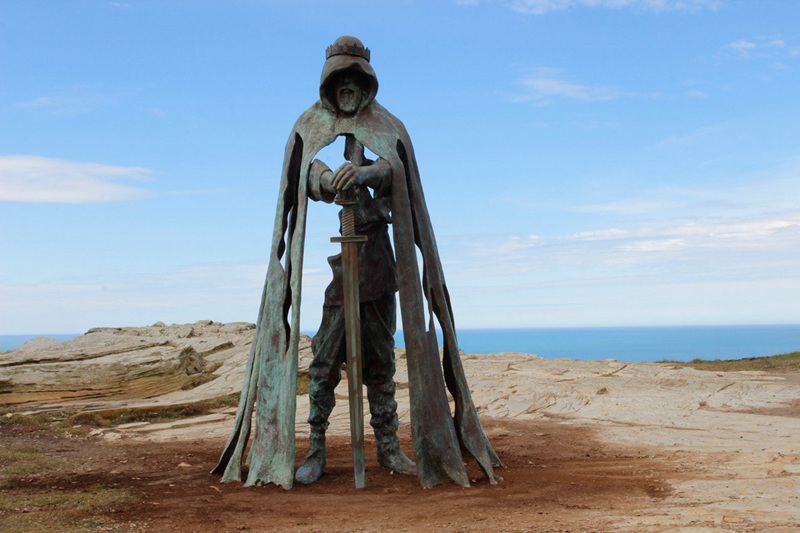 life size King Arthur statue