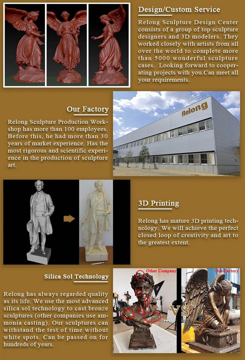 relong's bronze sculpture advantages