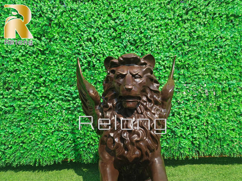 winged lion statue for sale