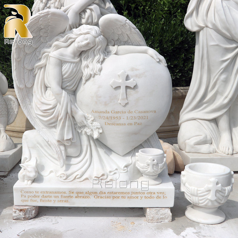 cemetery marble angel statues for sale