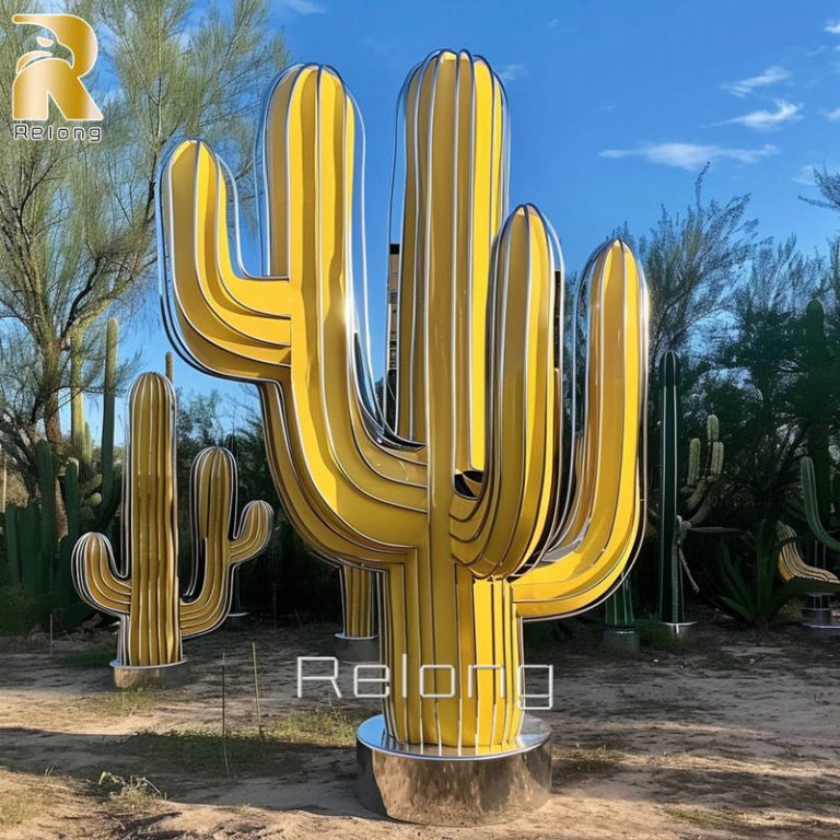 large cactus sculpture