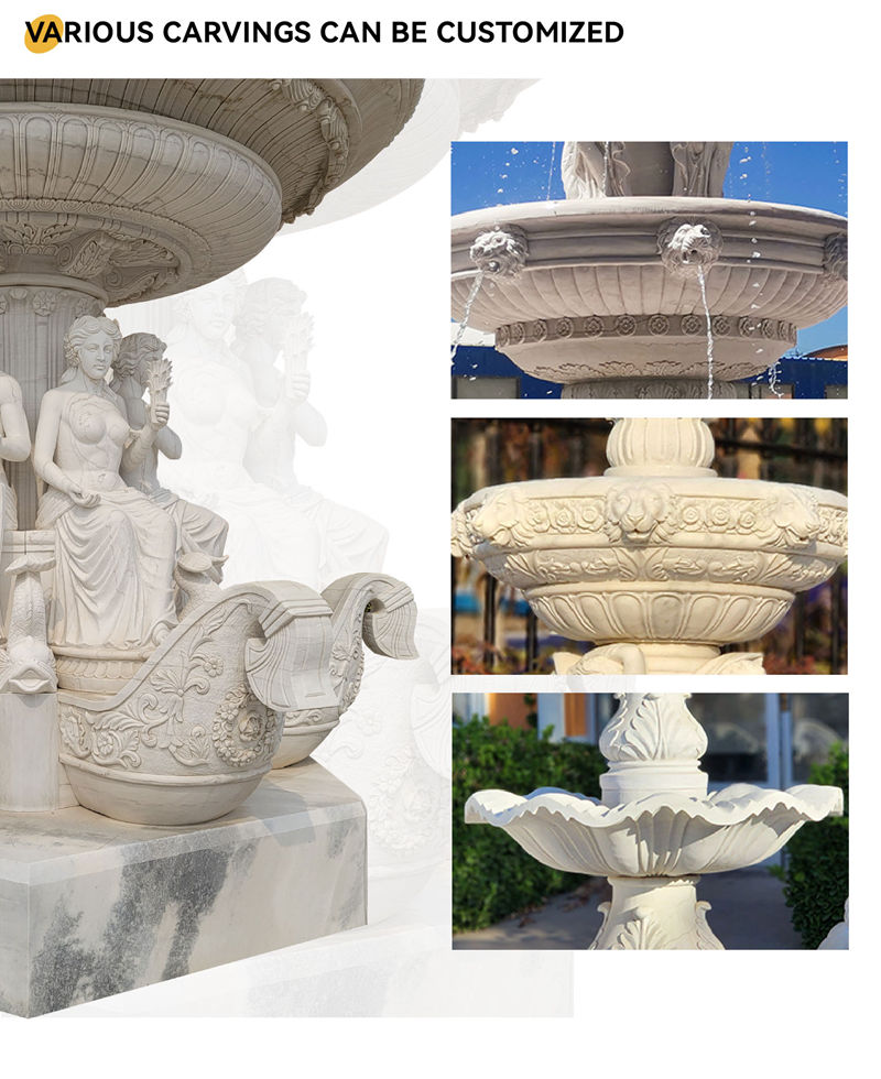 marble garden fountain customization-1