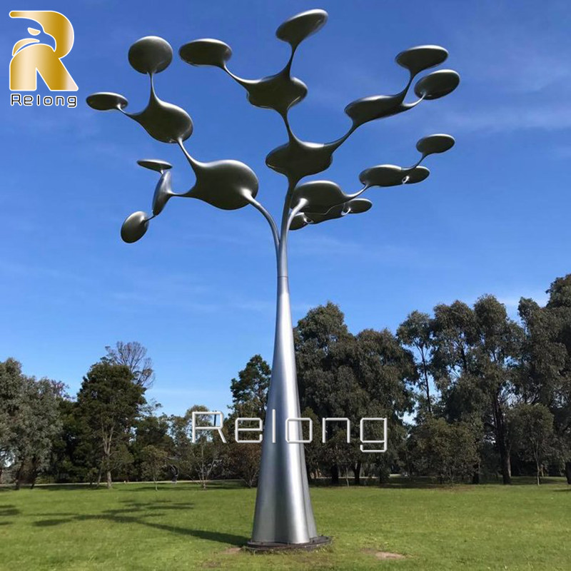 outdoor metal tree sculpture for sale