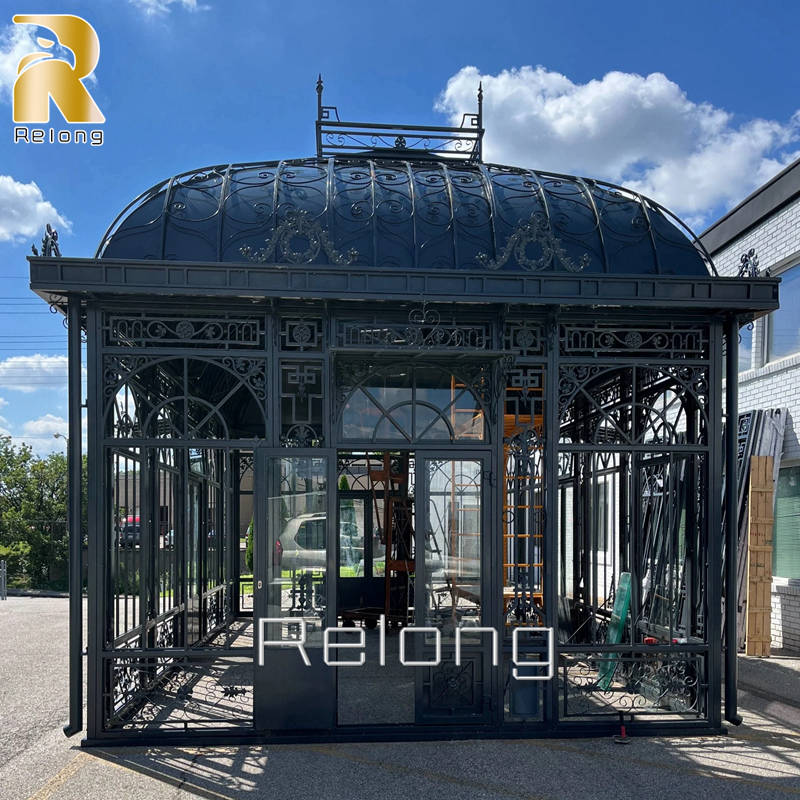 vintage wrought iron gazebo for sale