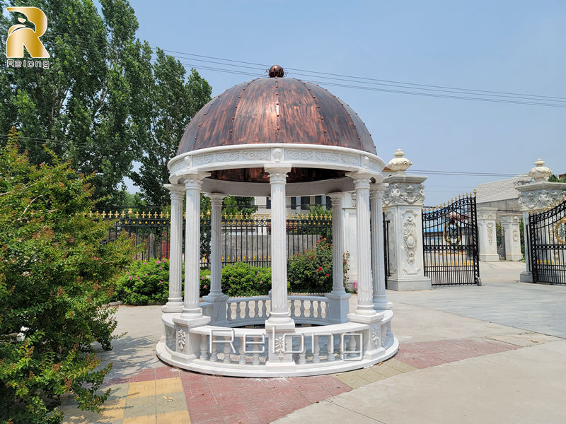 high quality European marble gazebo