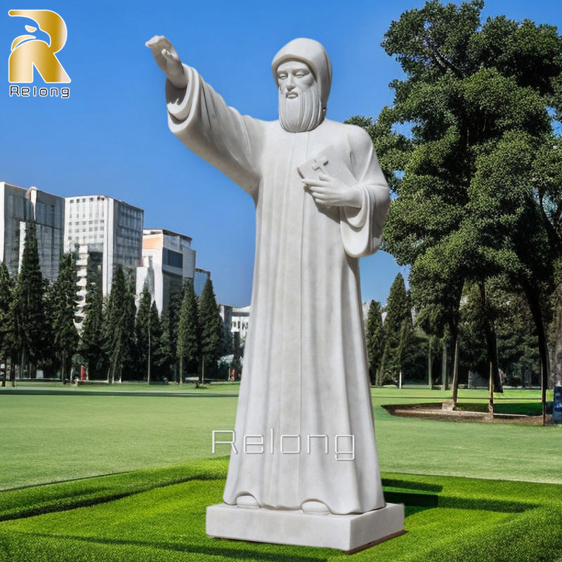 marble st Charbel statue for sale