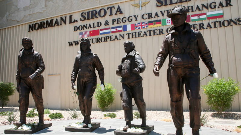 Tuskegee airmen statue (2)