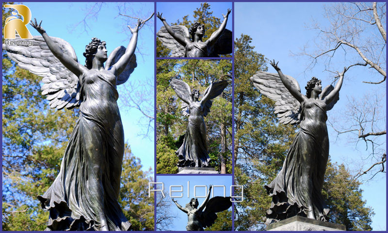 bronze angel sculpture (3)