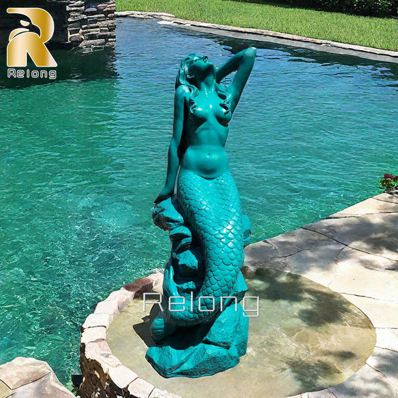 bronze mermaid statue for sale (1)