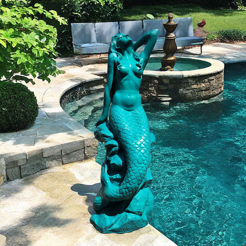 bronze mermaid statue for sale (2)