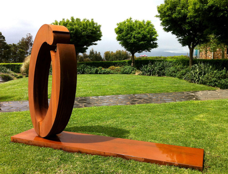 corten steel garden sculpture (2)