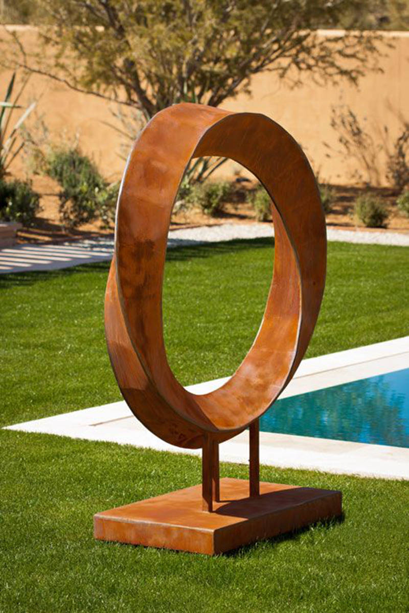 corten steel garden sculpture (4)