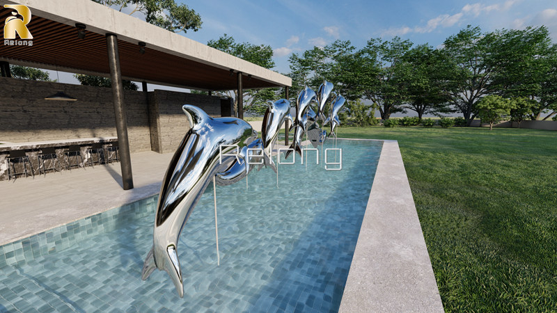 stainless steel dolphin (2)