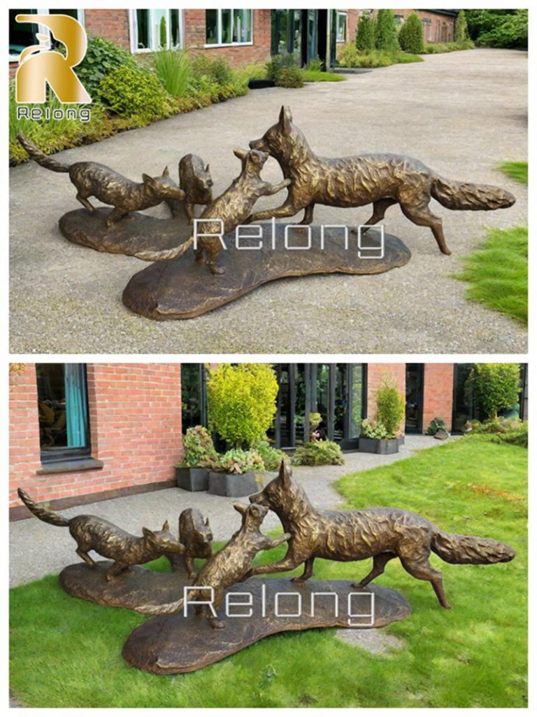 Bronze Fox Staue Application