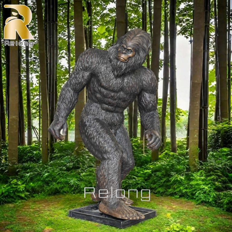 bronze bigfoot statue (3)