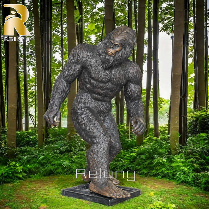 Factory Price Extra Large Bronze Bigfoot Statue RBOA-016