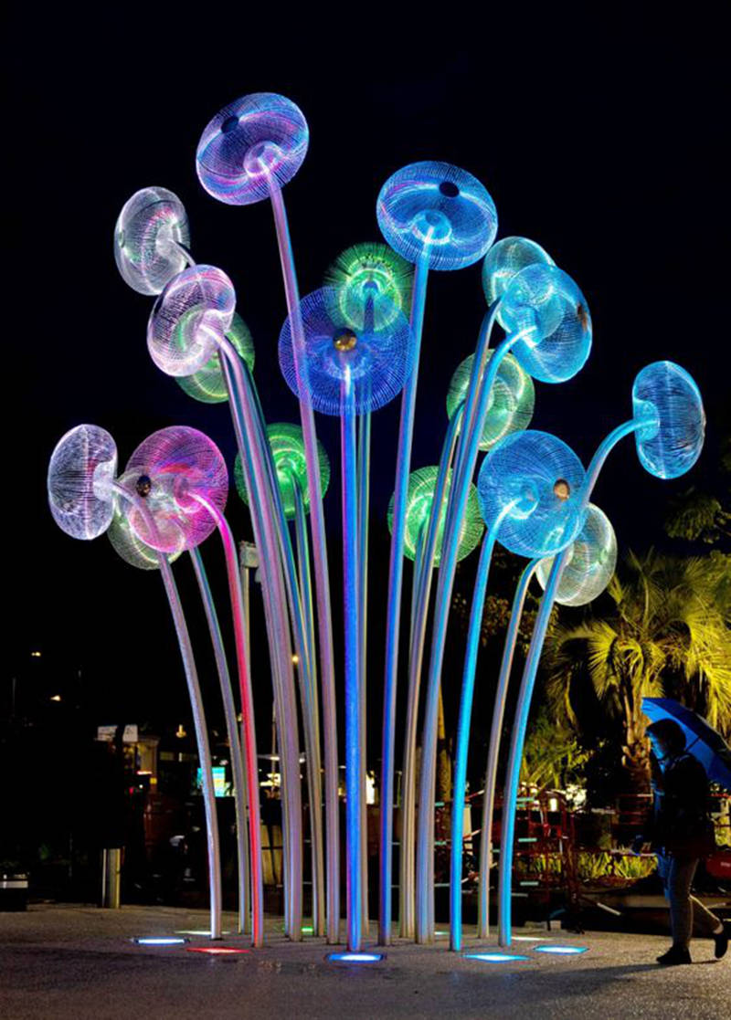 high quality outdoor light sculpture for sale (2)