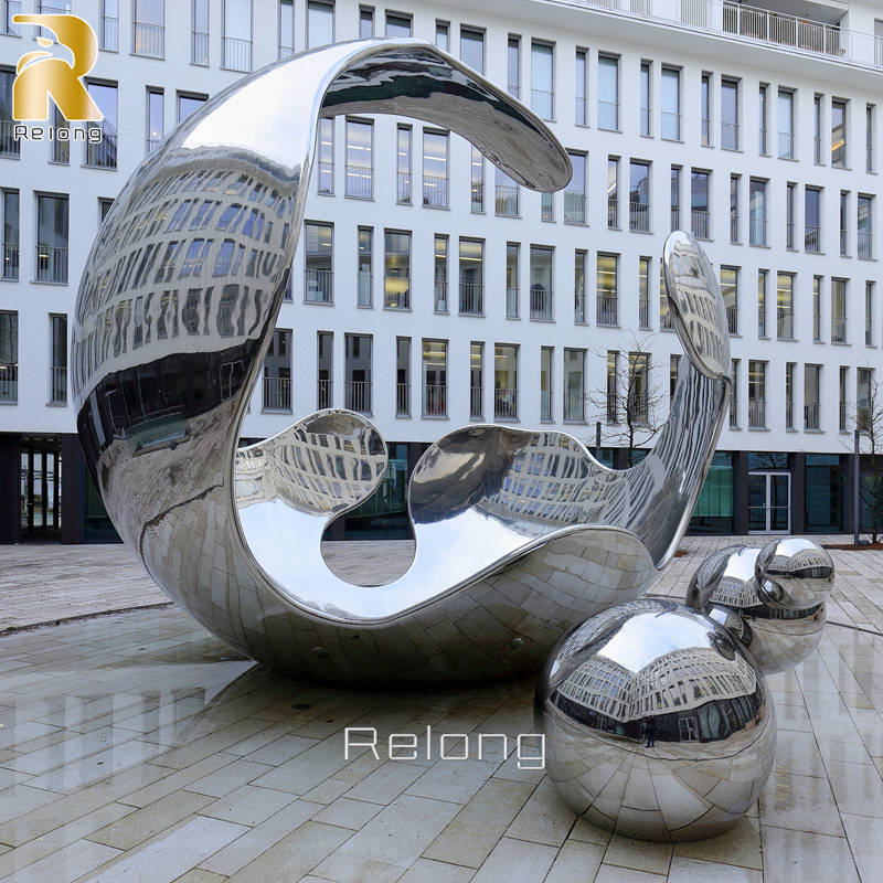 Outdoor Large Modern Metal Sculpture for Sale RMSS-009