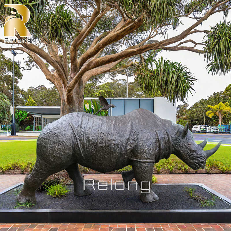 large rhino statue (1)