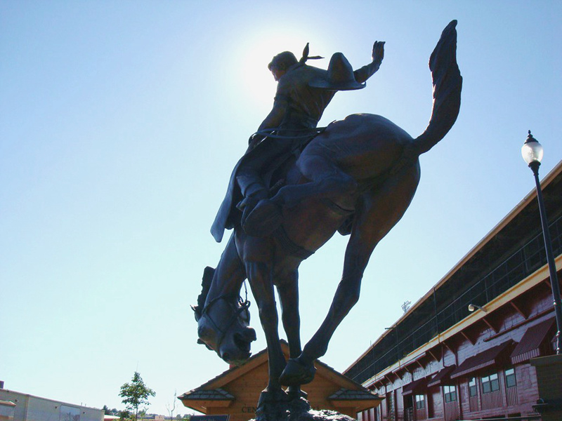 bronze cowboy horse statue for ssale (3)