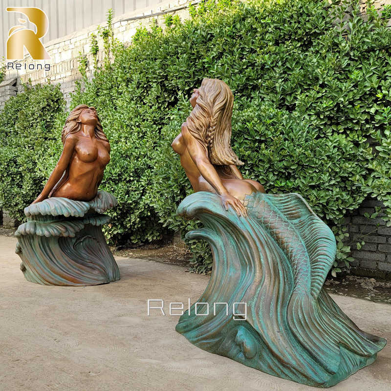 bronze mermaid sculpture for sale (1)