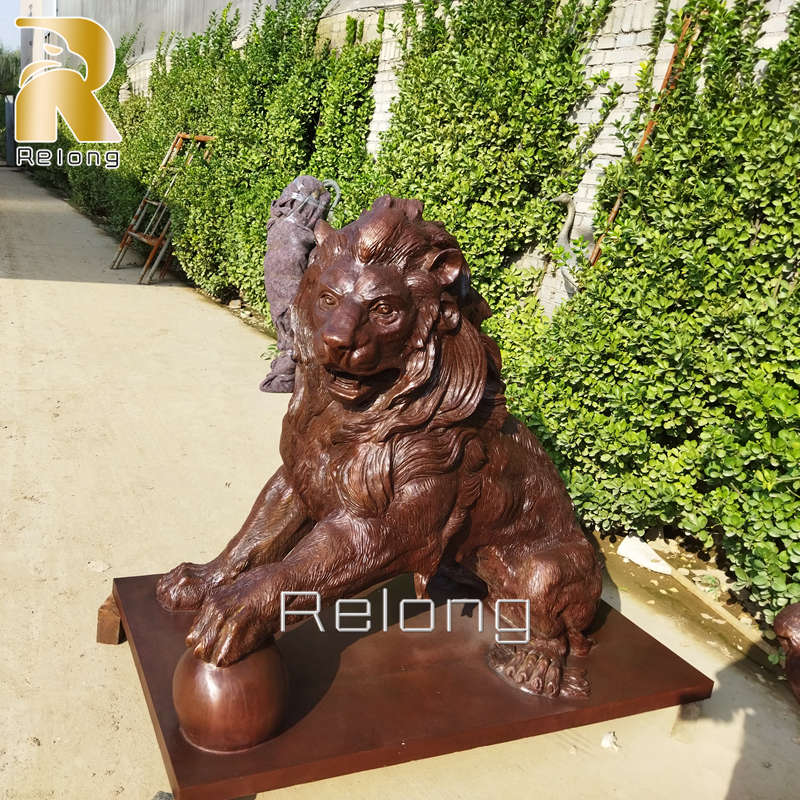 cast bronze lion statue wholesale (1)