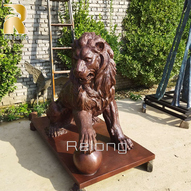 cast bronze lion statue wholesale (3)