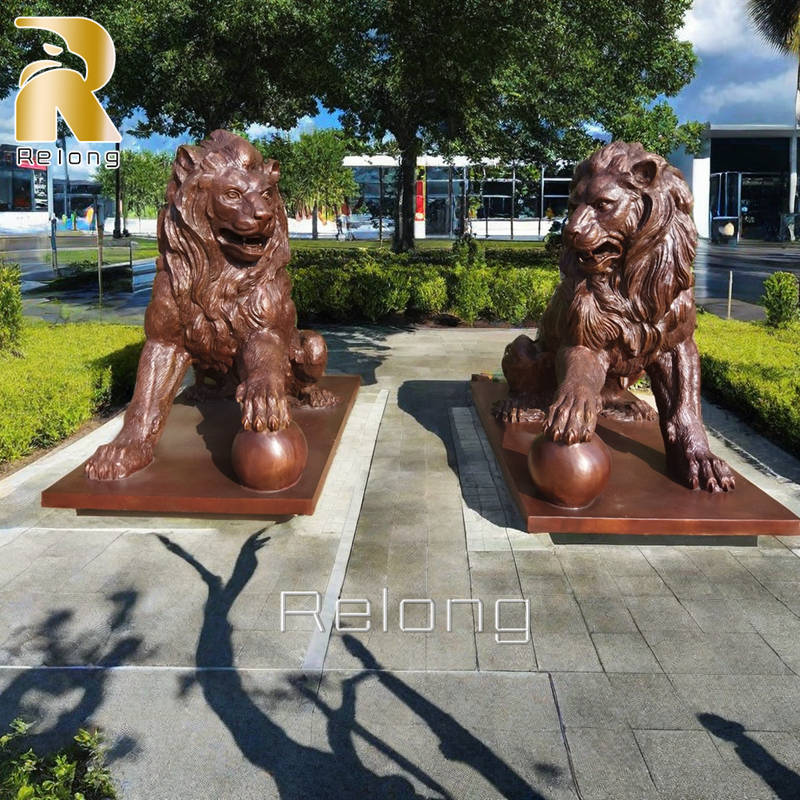 life size bronze lion statue for sale (1)