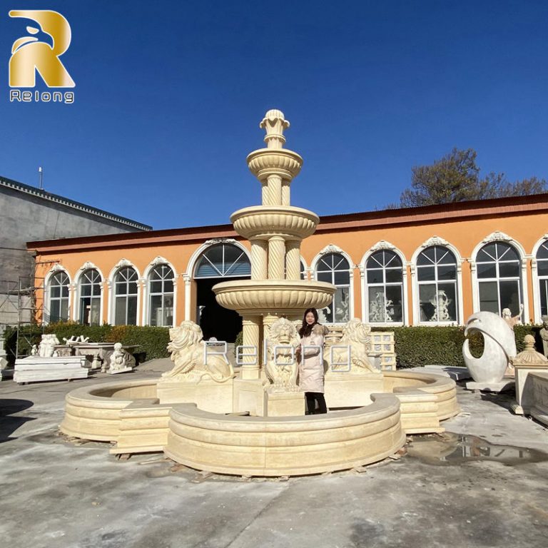 outdoor large marble fountain for sale (8)