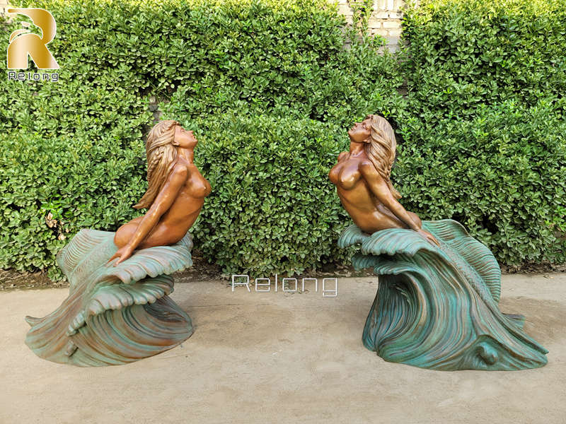 outdoor mermaid garden sculpture (1)