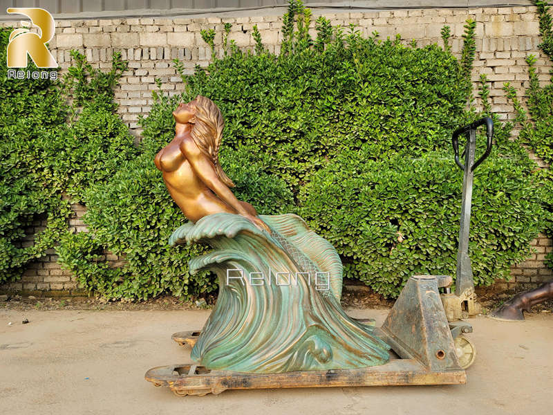 outdoor mermaid garden sculpture (3)