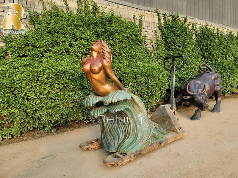 outdoor mermaid garden sculpture (4)