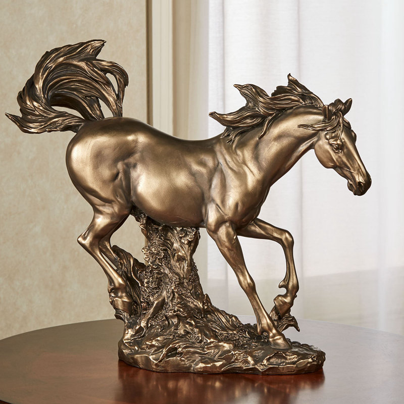 bronze golden horse sculpture for sale