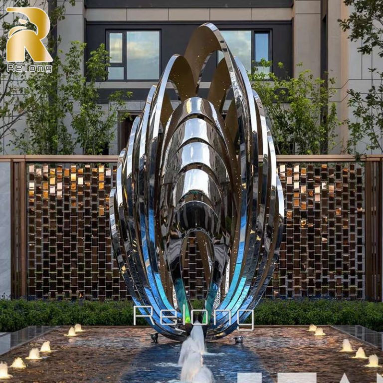 high quality outdoor stainless steel sculpture