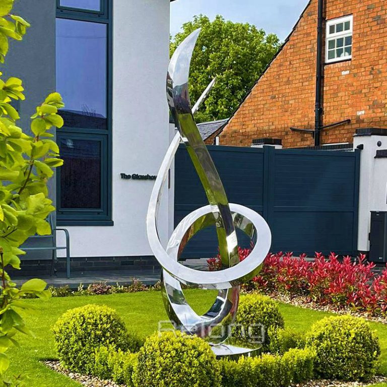 high quality stainless steel outdoor sculptures (1)