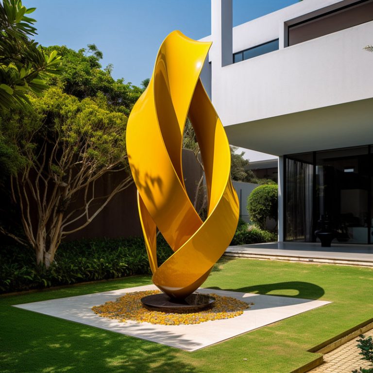 high quality stainless steel outdoor sculptures (6)