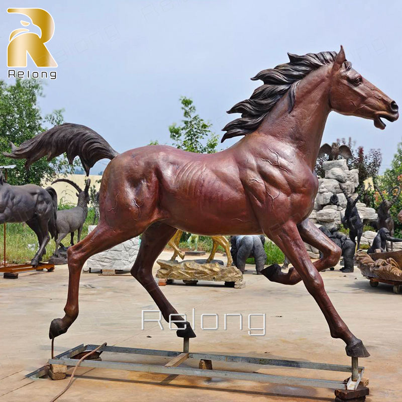 Outdoor Bronze Horse Statues for Garden RBHS-013