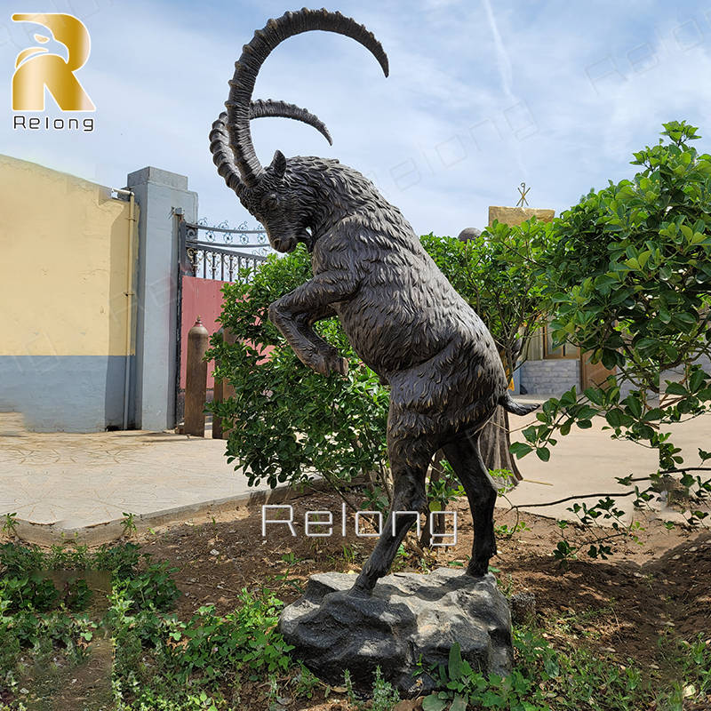 bronze ram sculpture