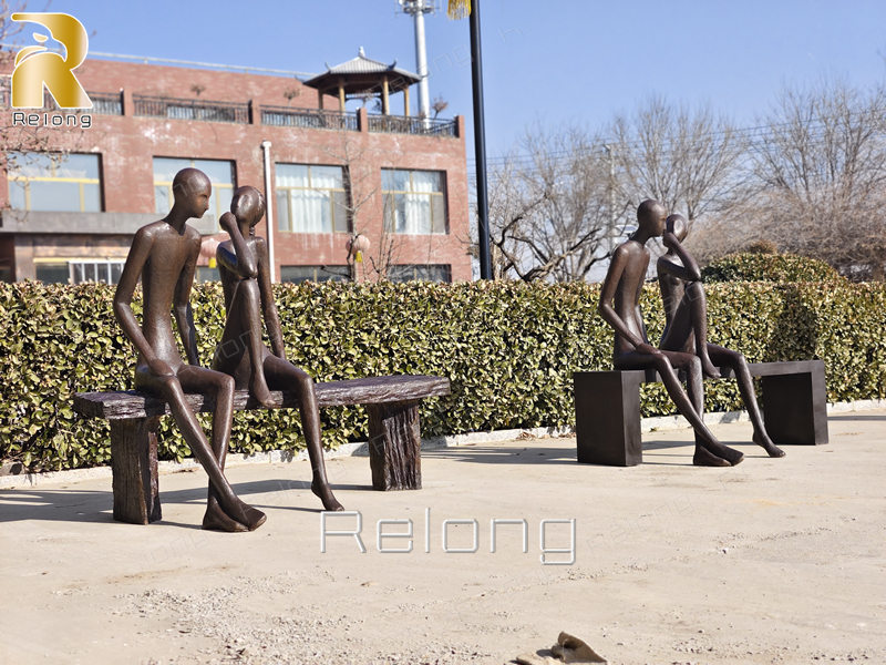 bronze Ruth Bloch sculpture