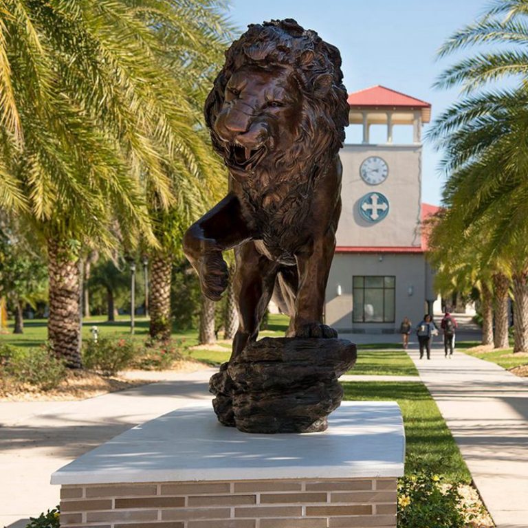 bronze school statue