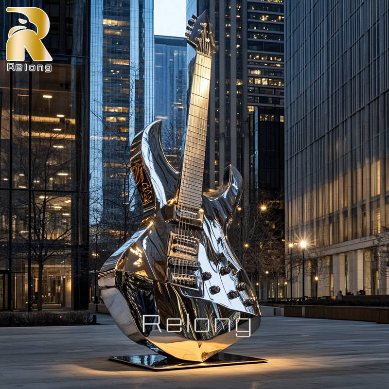 outdoor guitar sculpture for sale