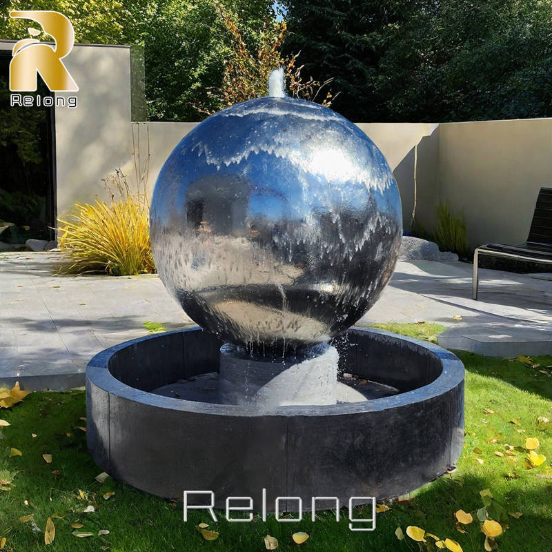 stainless steel ball fountain