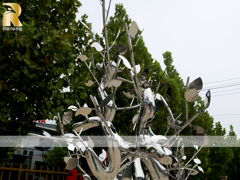 metal craft metal tree art sculpture