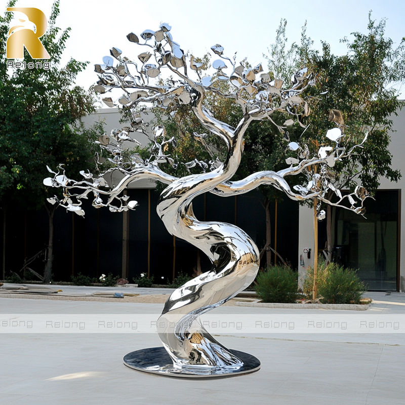 metal tree garden sculpture