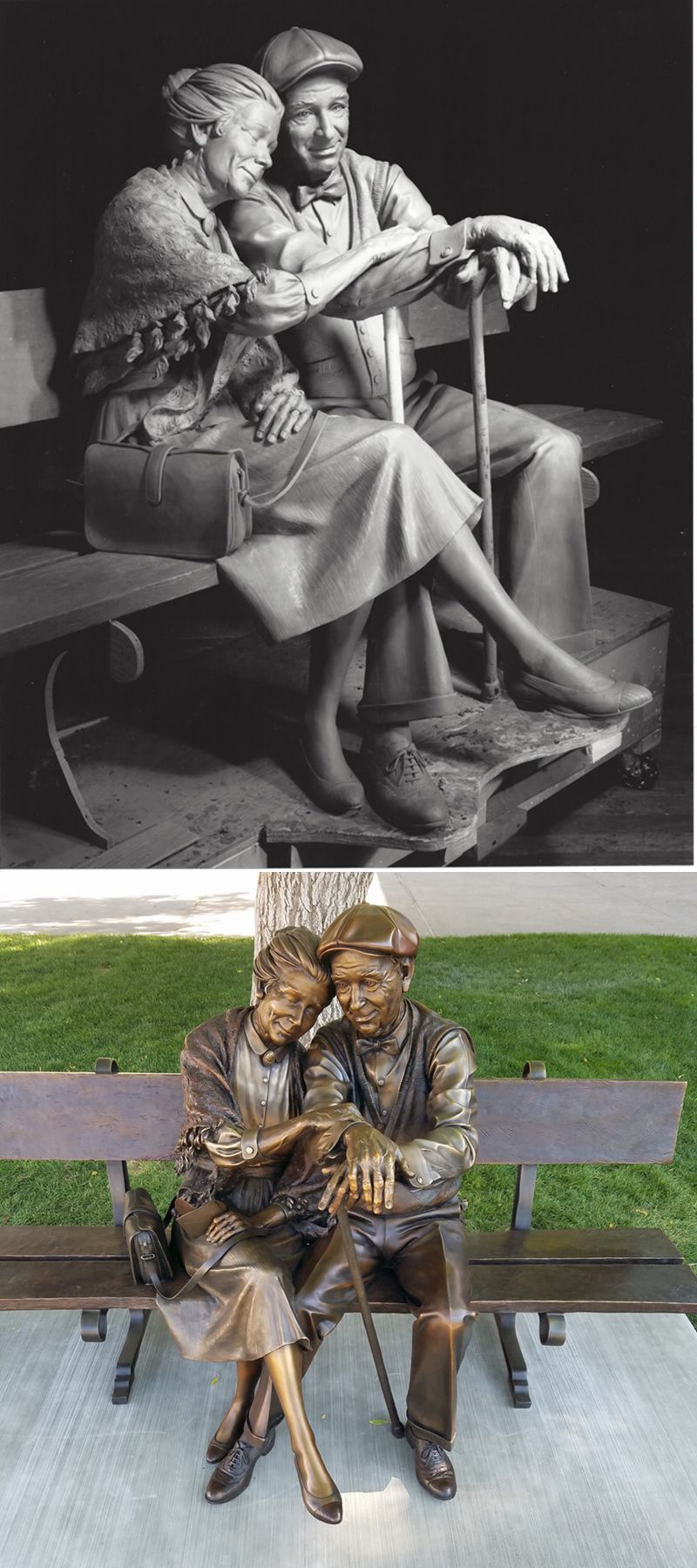 custom couple sculpture