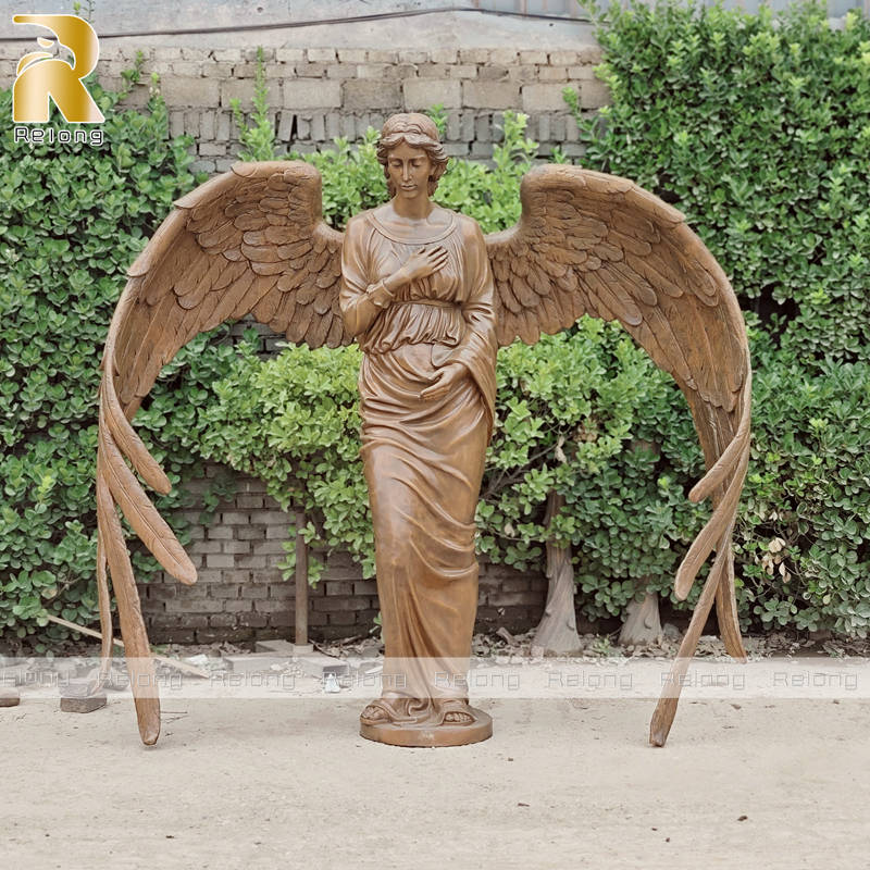 Bronze Guardian Angel Statue RBA-004